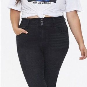 High Waisted Black Skinny Jeans NWT